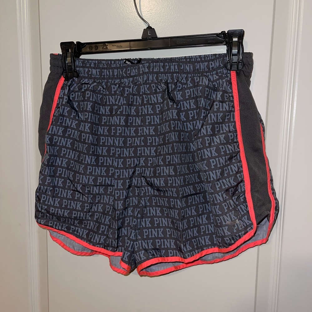 VS PINK grey running shorts